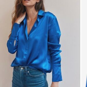 Zara silk blouse